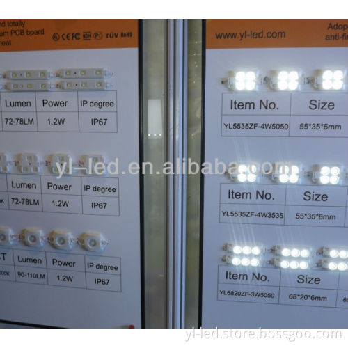 3 chips SMD 5050 injection led sign module